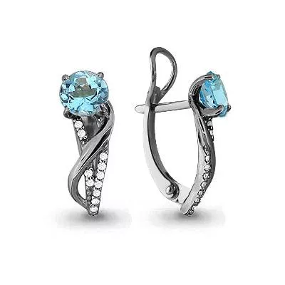 Серьги из серебра, артикул LV4405402А