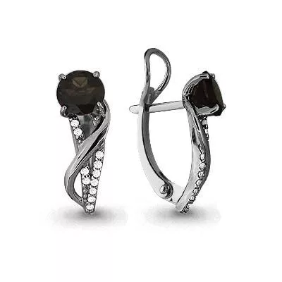 Серьги, серебро, артикул LV4405401А