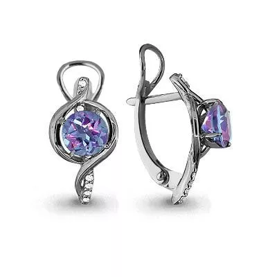 Серьги, артикул LV4405325А, серебро