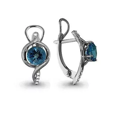 Серьги, артикул LV4405308А, серебро