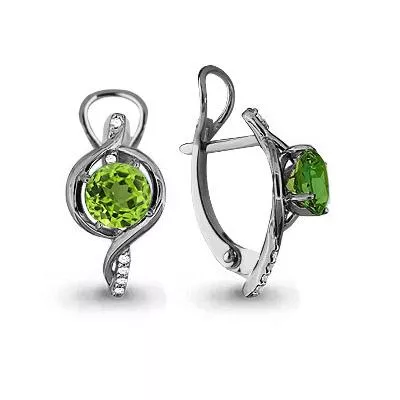 Серьги из серебра, артикул LV4405307А