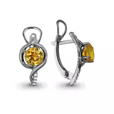 Серьги, серебро, артикул LV4405306А