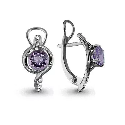 Серьги, серебро, артикул LV4405304А