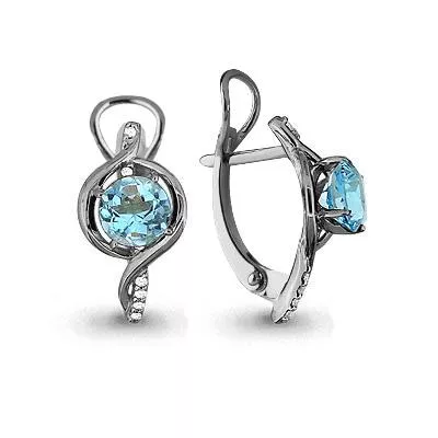 Серьги из серебра, артикул LV4405302А