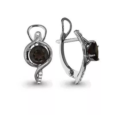 Серьги, серебро, артикул LV4405301А