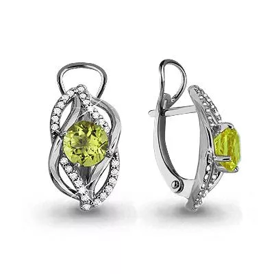 Серьги из серебра, артикул LV4405207А