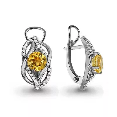 Серьги, серебро, артикул LV4405206А