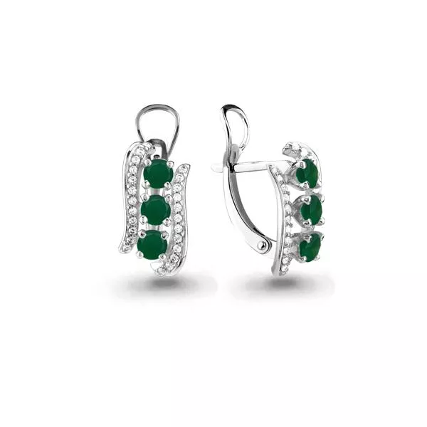 Серьги, серебро, артикул LV4403409А