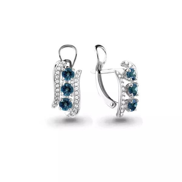 Серьги, артикул LV4403408А, серебро