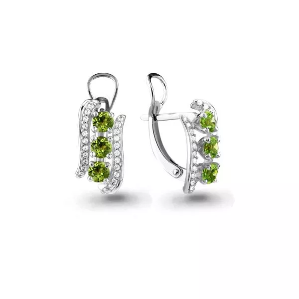 Серьги из серебра, артикул LV4403407А