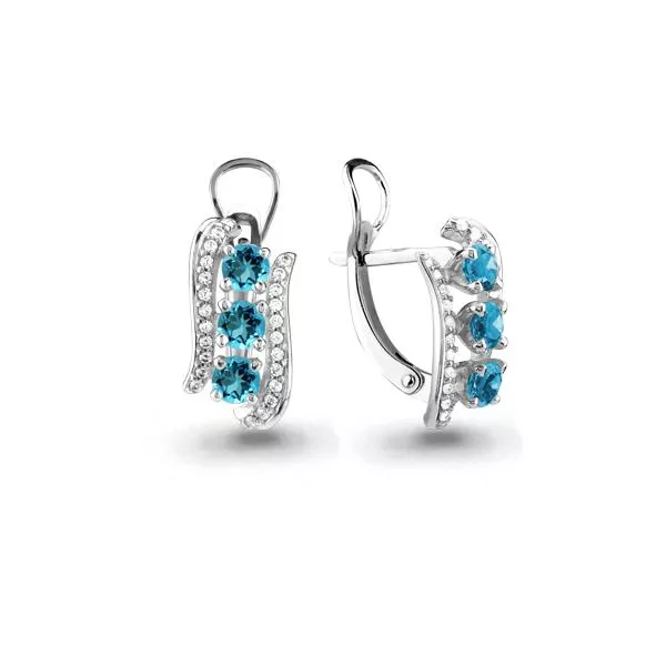 Серьги, артикул LV4403405А, серебро