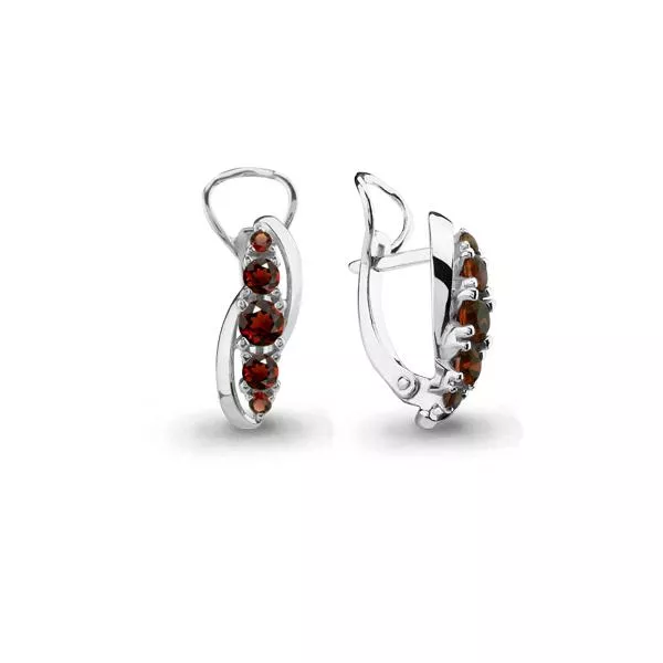 Серьги, серебро, артикул LV4403303