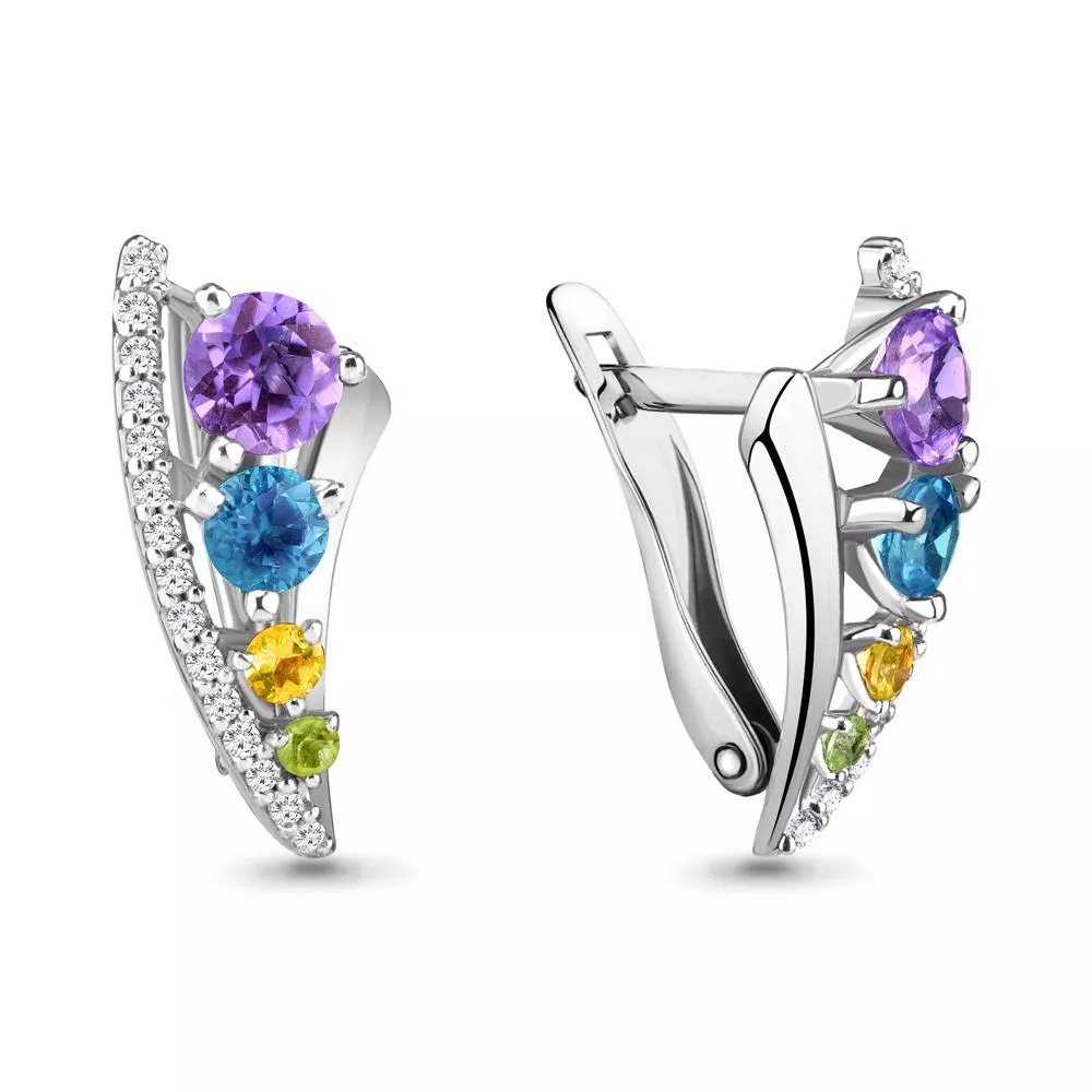 Серьги, артикул LV4403251А, серебро