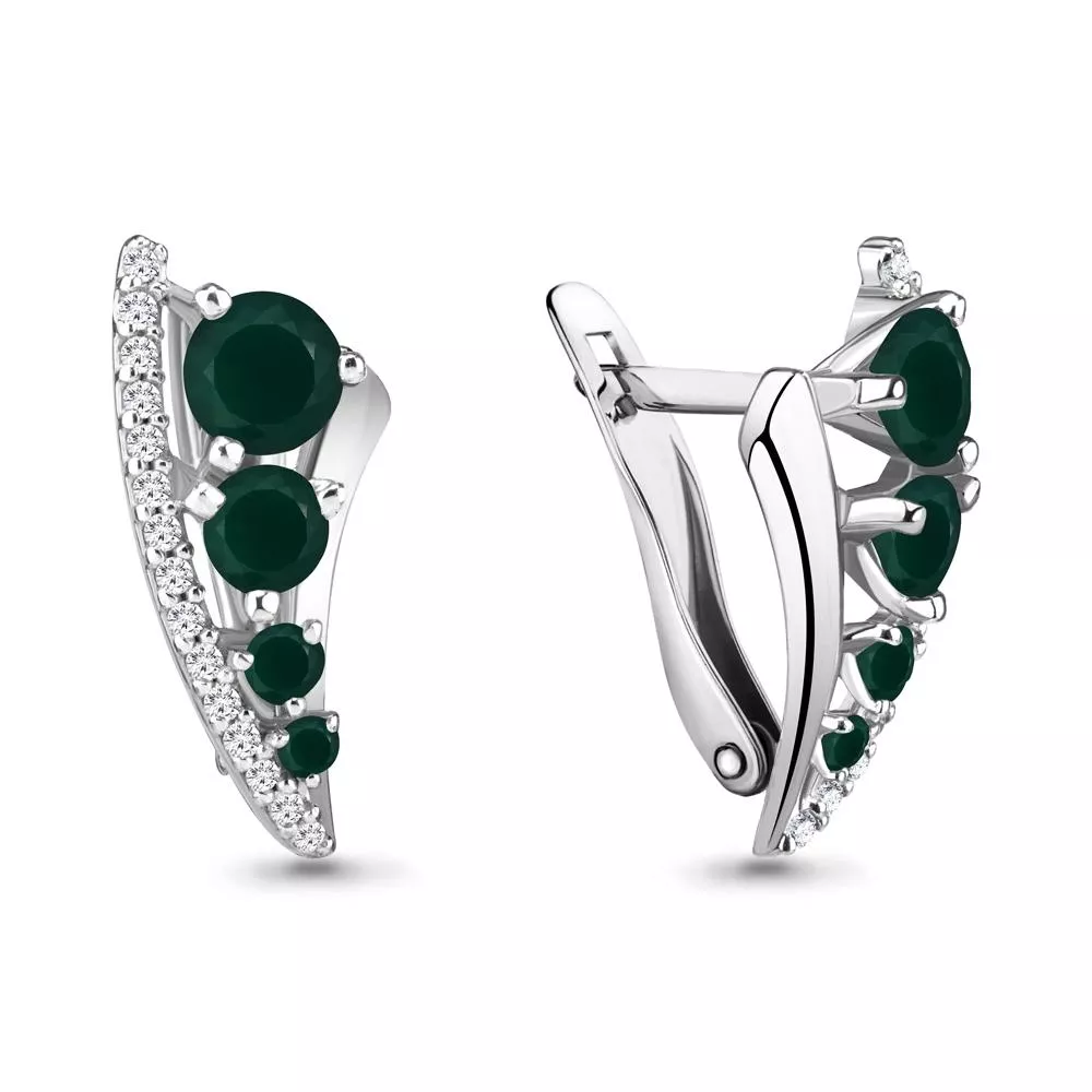 Серьги, серебро, артикул LV4403209А