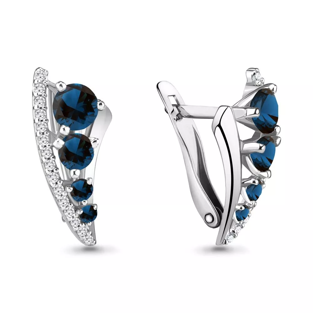 Серьги, артикул LV4403208А, серебро