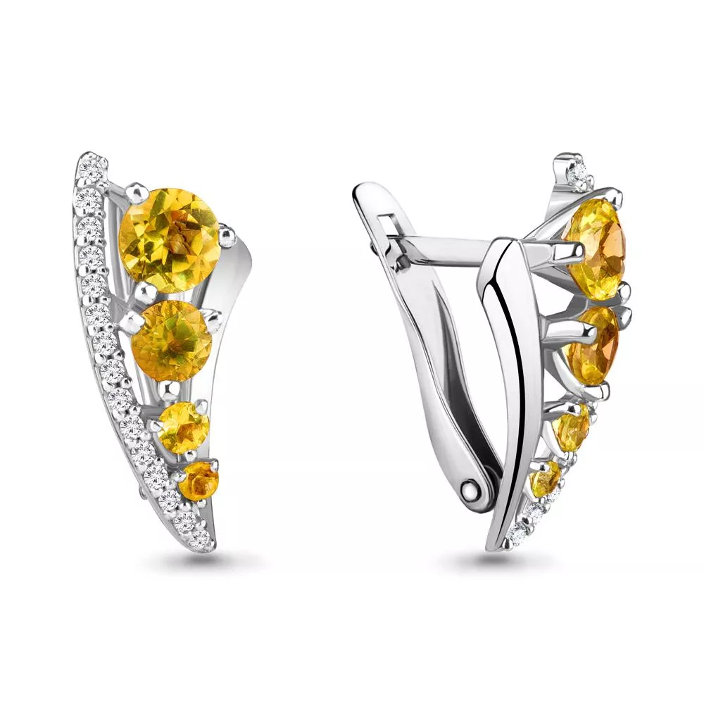 Серьги, серебро, артикул LV4403206А