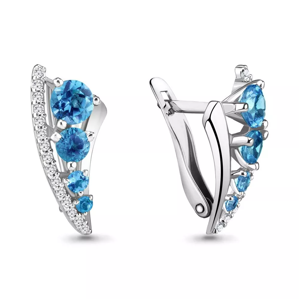 Серьги, артикул LV4403205А, серебро