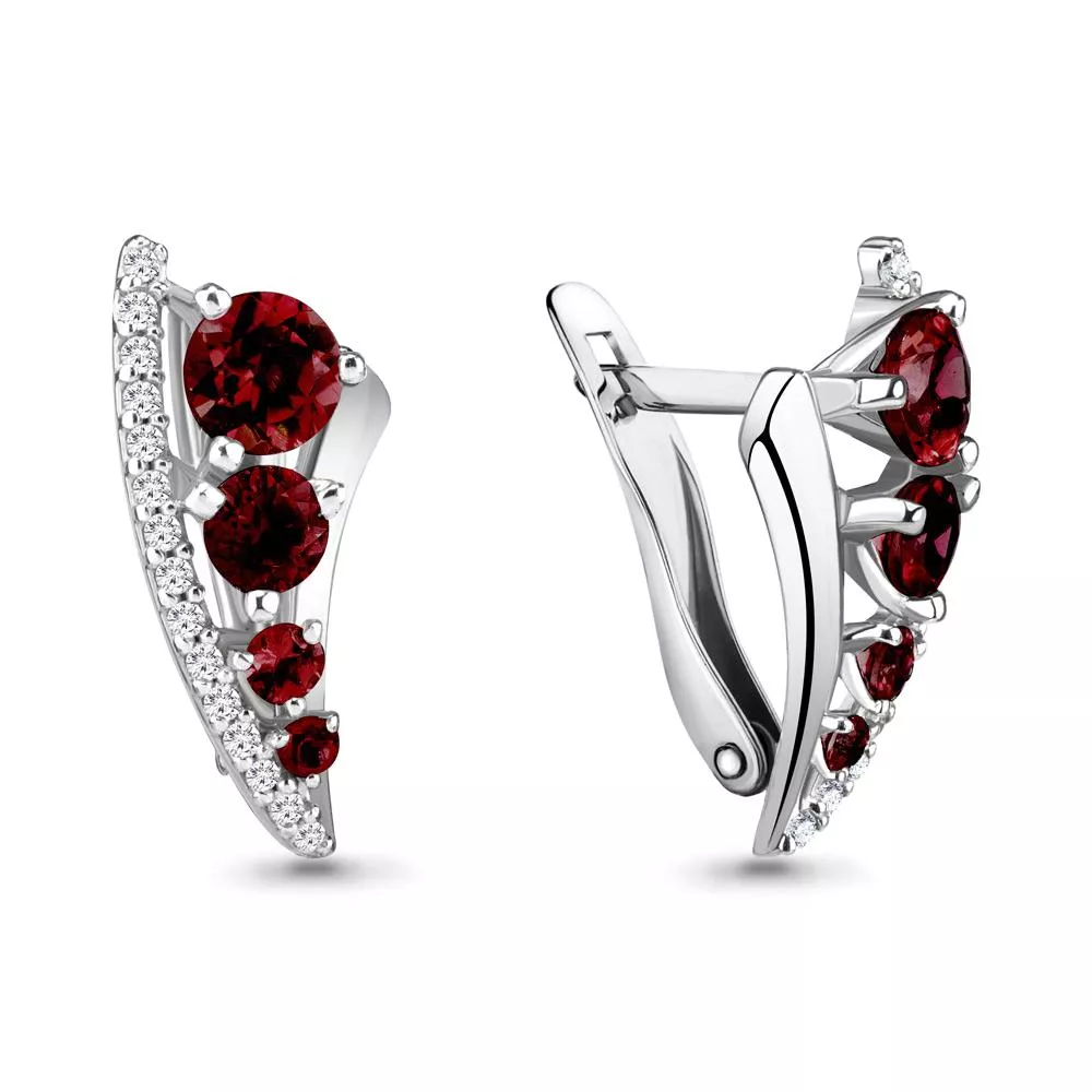 Серьги из серебра, артикул LV4403203А