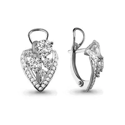 Серьги, артикул LV44026А, серебро