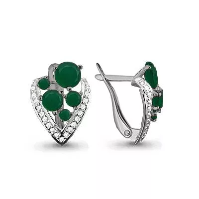 Серьги, серебро, артикул LV4402609А