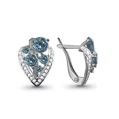 Серьги, серебро, артикул LV4402608А