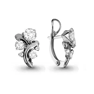 Серьги, артикул LV44025, серебро