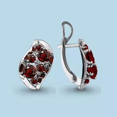 Серьги, серебро, артикул LV4401803