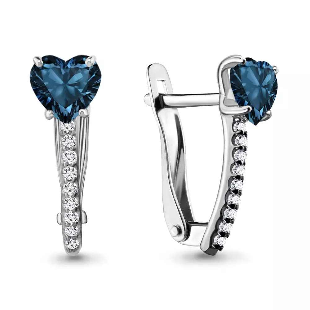 Серьги, артикул LV4401008А, серебро