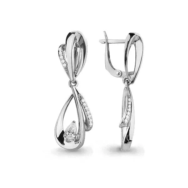 Серьги, артикул LV43886А, серебро