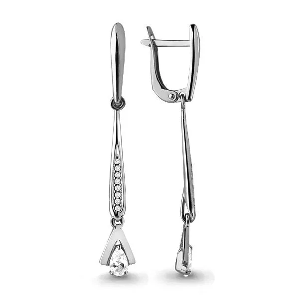 Серьги из серебра, артикул LV43885А