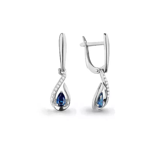 Серьги из серебра, артикул LV43881Б