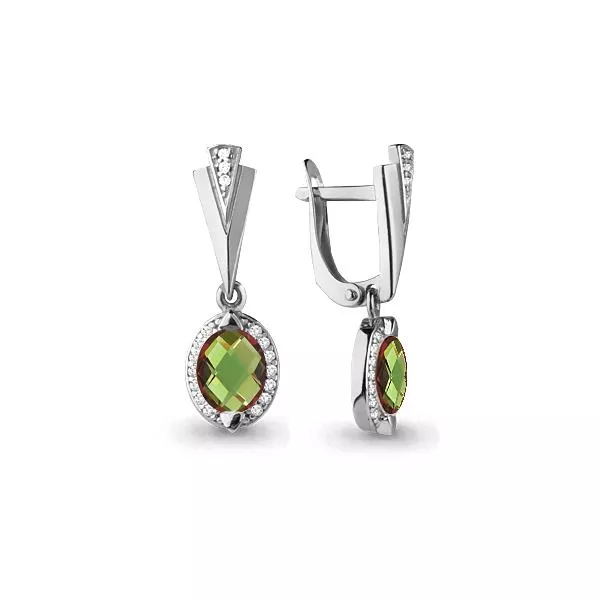 Серьги, серебро, артикул LV4387919А