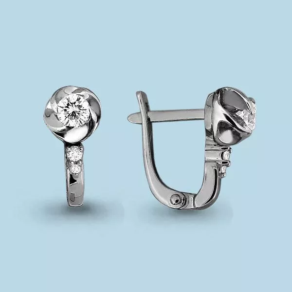 Серьги из серебра, артикул LV43778А