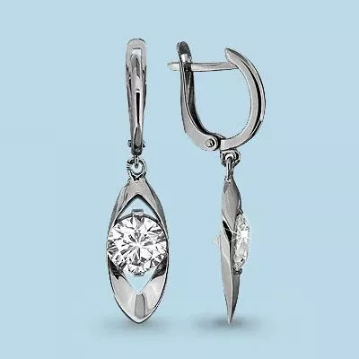 Серьги из серебра, артикул LV43685