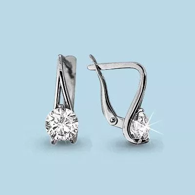 Серьги из серебра, артикул LV43681