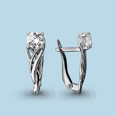 Серьги из серебра, артикул LV43665