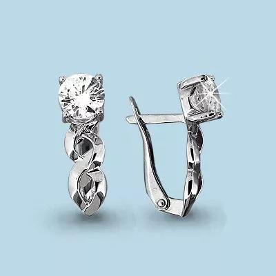 Серьги, серебро, артикул LV43664