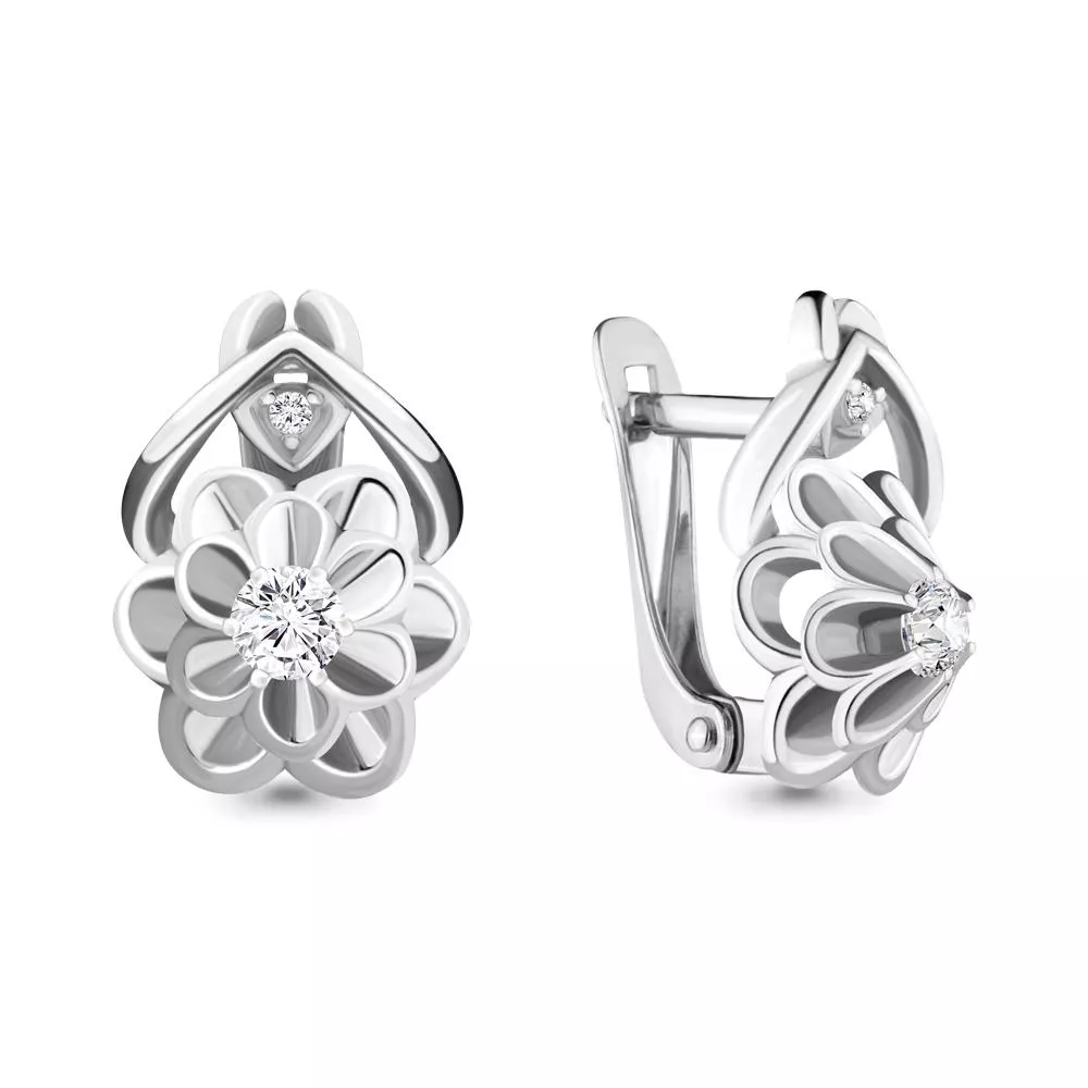 Серьги из серебра, артикул LV43602А