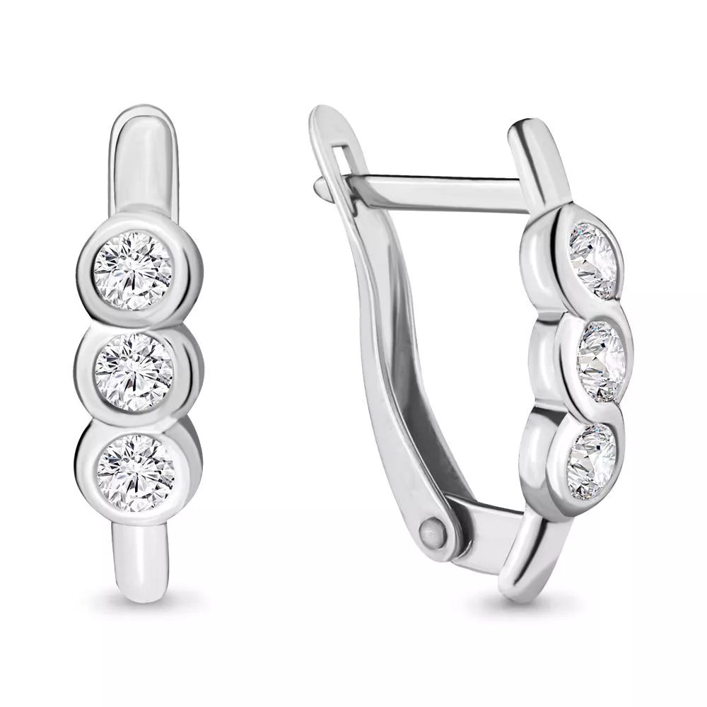 Серьги, артикул LV43580, серебро