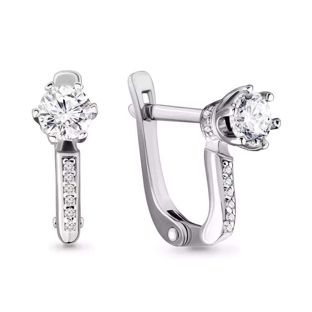 Серьги, серебро, артикул LV43412А