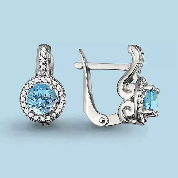 Серьги, серебро, артикул LV4298102А