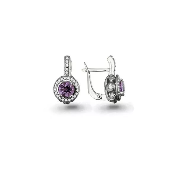 Серьги, серебро, артикул LV4298004А