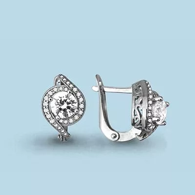 Серьги, артикул LV42977А, серебро