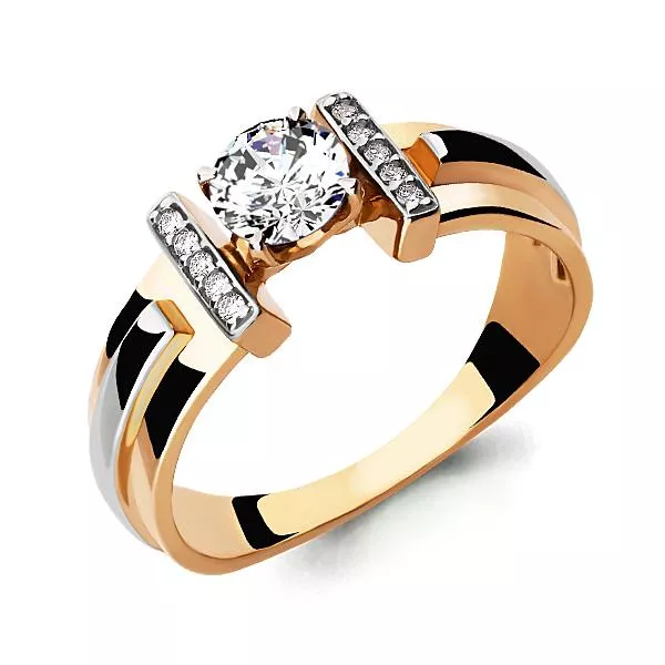 Кольцо, артикул LV963254Ак, золото