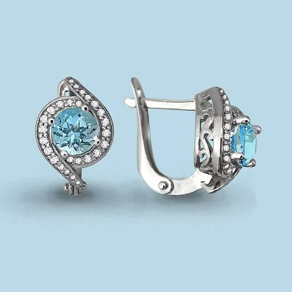 Серьги из серебра, артикул LV4297702А