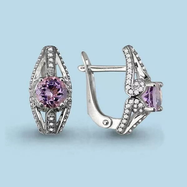 Серьги из серебра, артикул LV4297204А