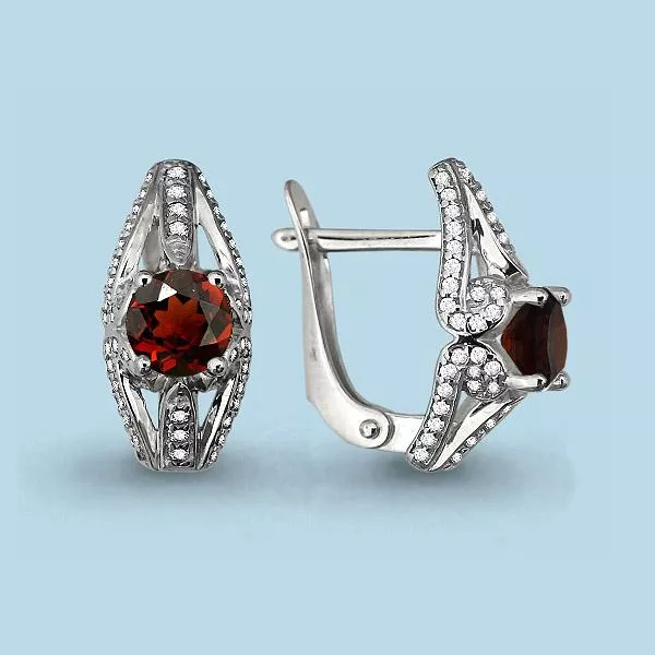 Серьги, артикул LV4297203А, серебро