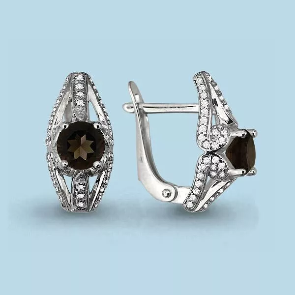 Серьги из серебра, артикул LV4297201А