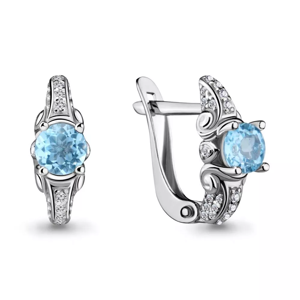 Серьги, серебро, артикул LV4296802А