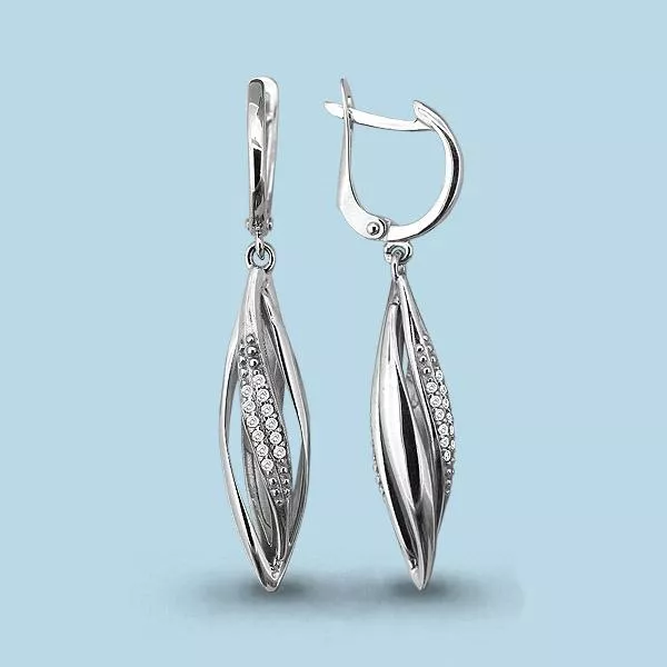 Серьги, артикул LV42911А, серебро